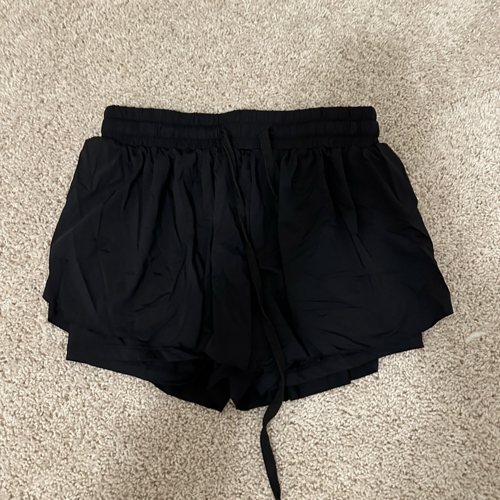 Amazon Black Athletic Shorts Lightweight Performance